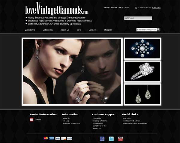 loveVintageDiamonds.com Home Page