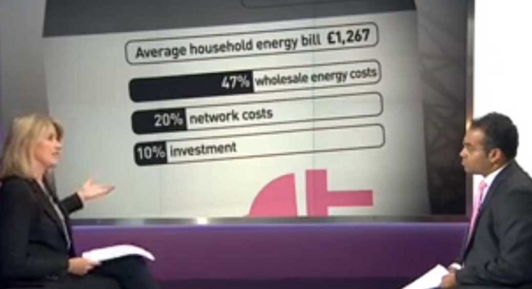 C4 News: Average Household Energy Bill Breakdown