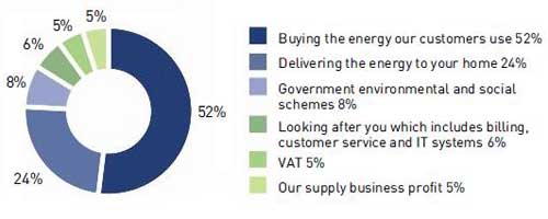 The costs that make up household energy bills