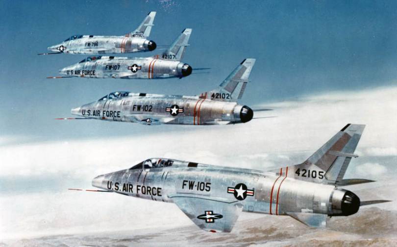 F-100 Super Sabre Jet Fighter